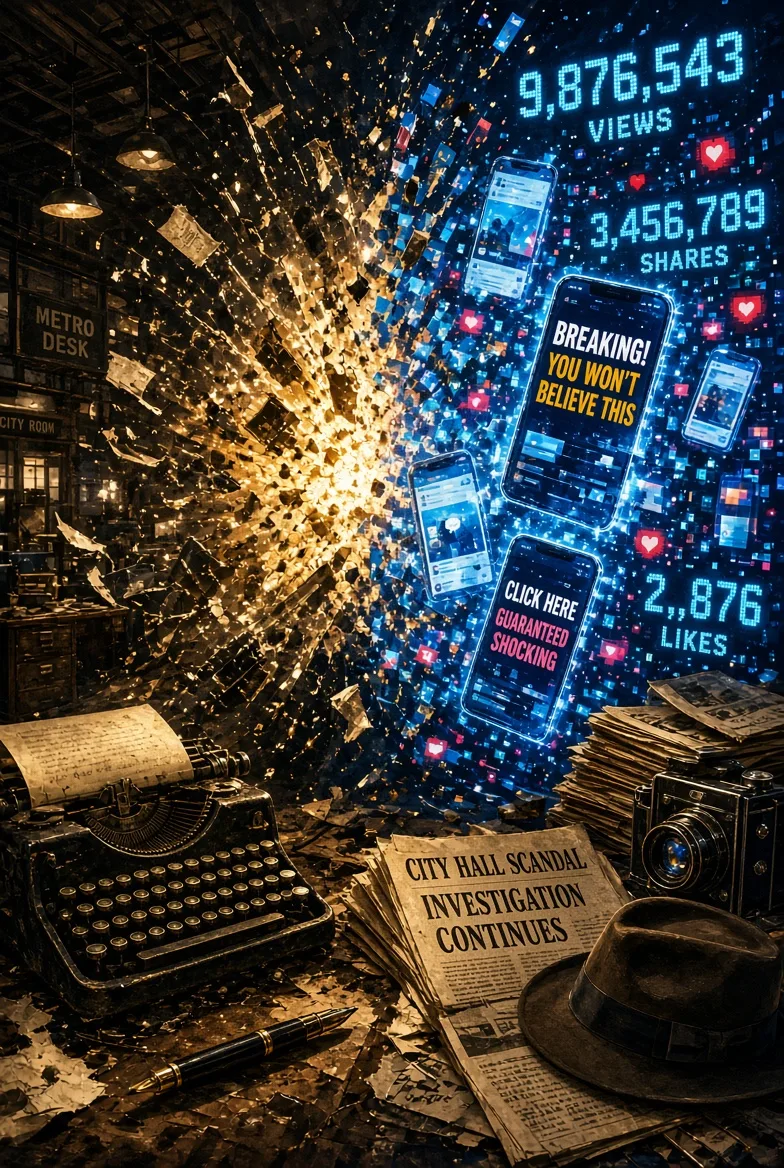 Cuando el periodismo dejó de ser periodismo (Por Claudio Andrade)