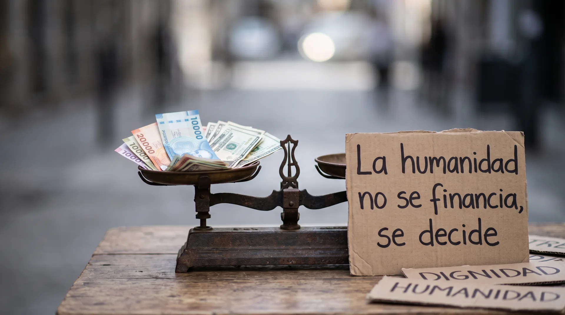 La humanidad no se financia, se decide [Por Mauricio Vidal Guerra]