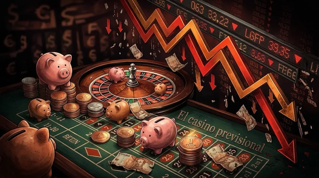 El casino previsional: cuando “Con mi plata no” se transformó en “Con tu plata apostamos” [Por Mauricio Vidal Guerra]