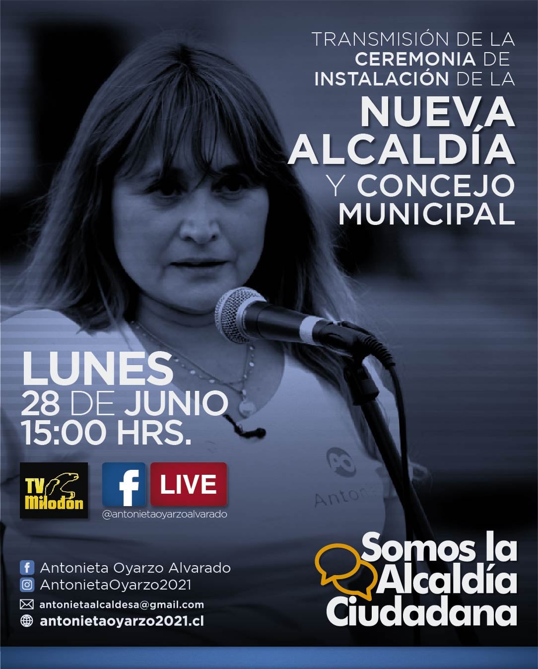 Antonieta Oyarzo asume oficialmente como nueva alcaldesa de Puerto Natales