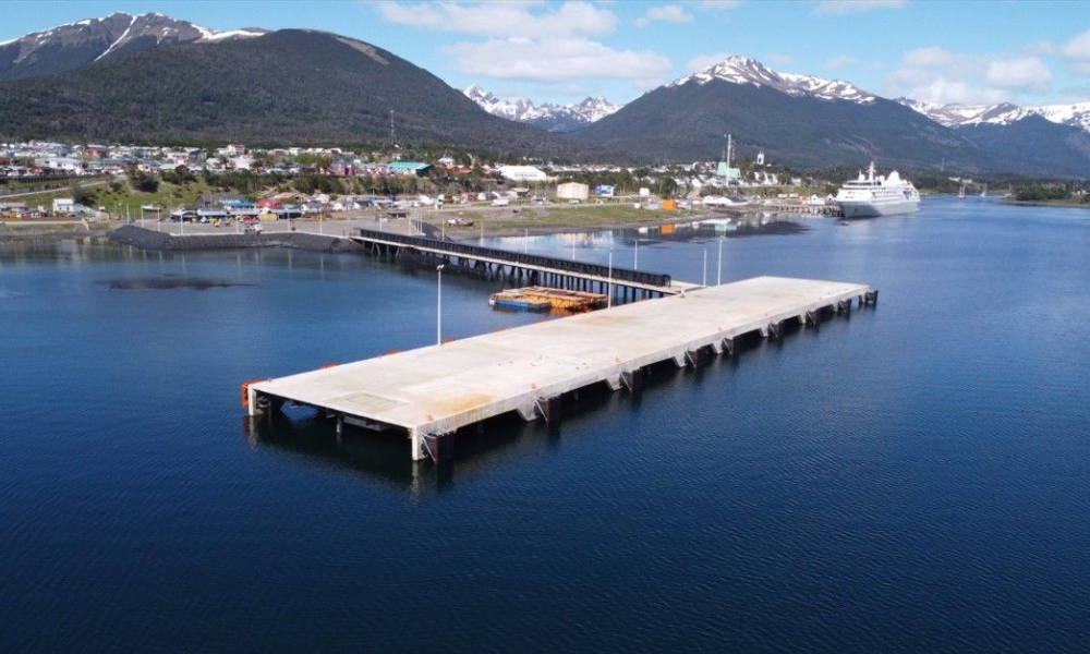 Puerto Williams: Concluyó primera etapa de la construcción del Muelle Multipropósito