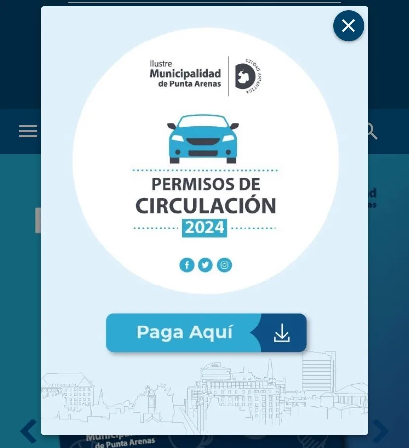 70% de los pagos de permisos de circulación en Punta Arenas se han hecho vía internet
