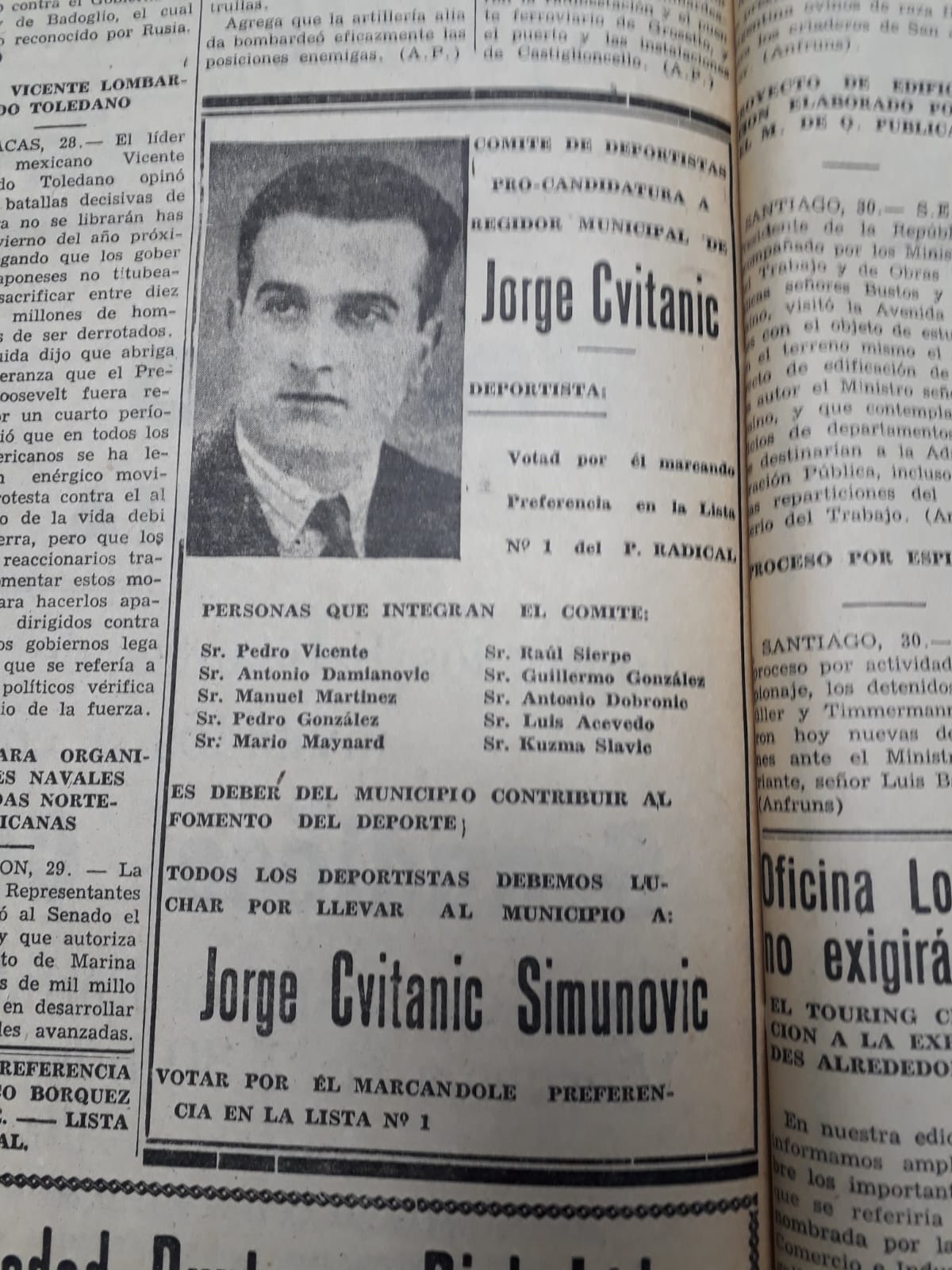 Historia Municipal de Magallanes. Parte VII. [Por Víctor Hernández Godoy]