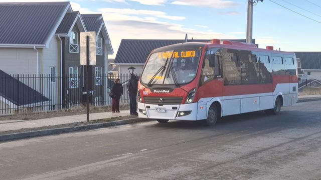 Sector Sur: Comenzó la ampliación del recorrido de la Línea 5 del transporte público en Punta Arenas