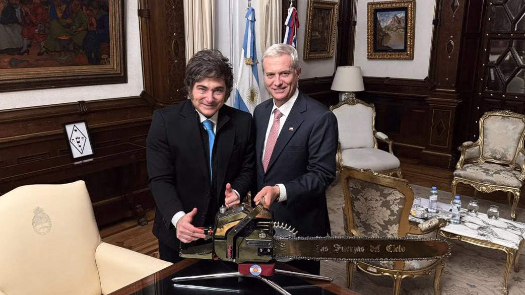 Kast se reunión con Milei en la Casa Rosada y dijo que relaciones con Argentina mejorarán como nunca antes