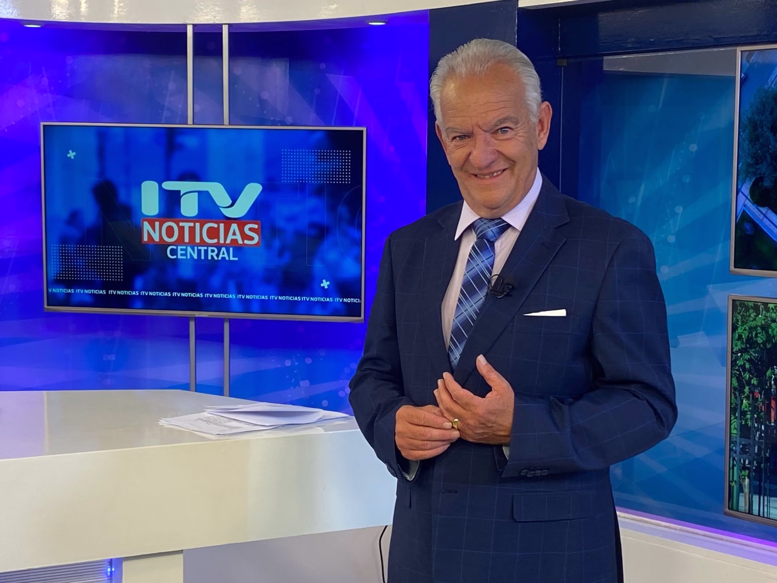 El reconocido conductor de ITV Noticias, Patricio Mladinic, se encuentra estable tras sufrir infarto