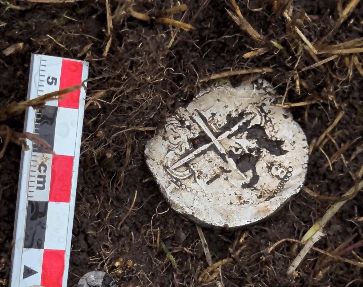 Hallan moneda de más de 440 años que confirma el sitio fundacional de Rey Don Felipe en Magallanes