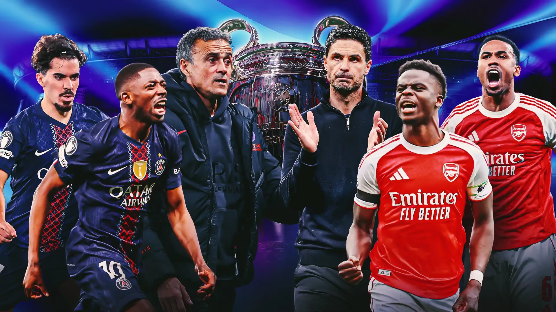 PSG y Arsenal buscan la gloria europea en una final que enfrenta estilos opuestos