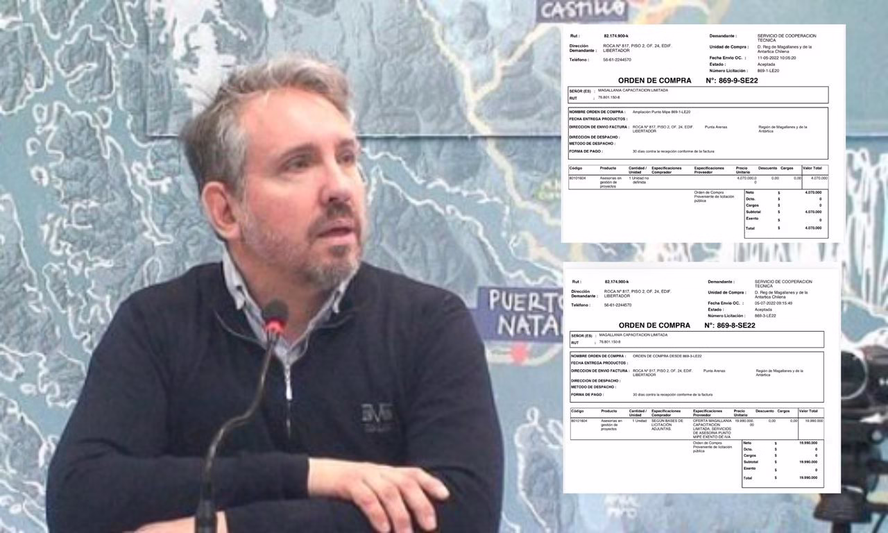 Empresa Magallania Capacitación de Riquelme y Chicuy facturó a Sercotec más de $2.400 millones entre 2020 y 2025  